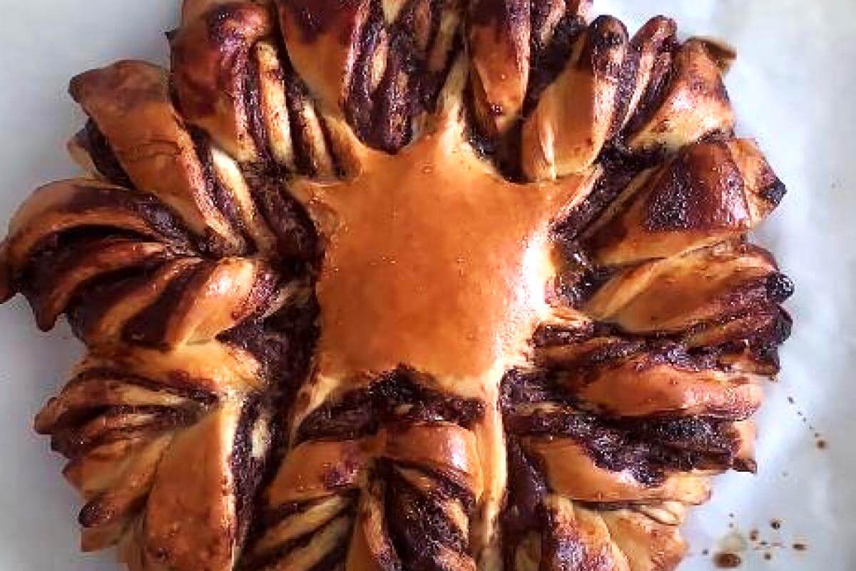Nutella Flower Bread 1 1