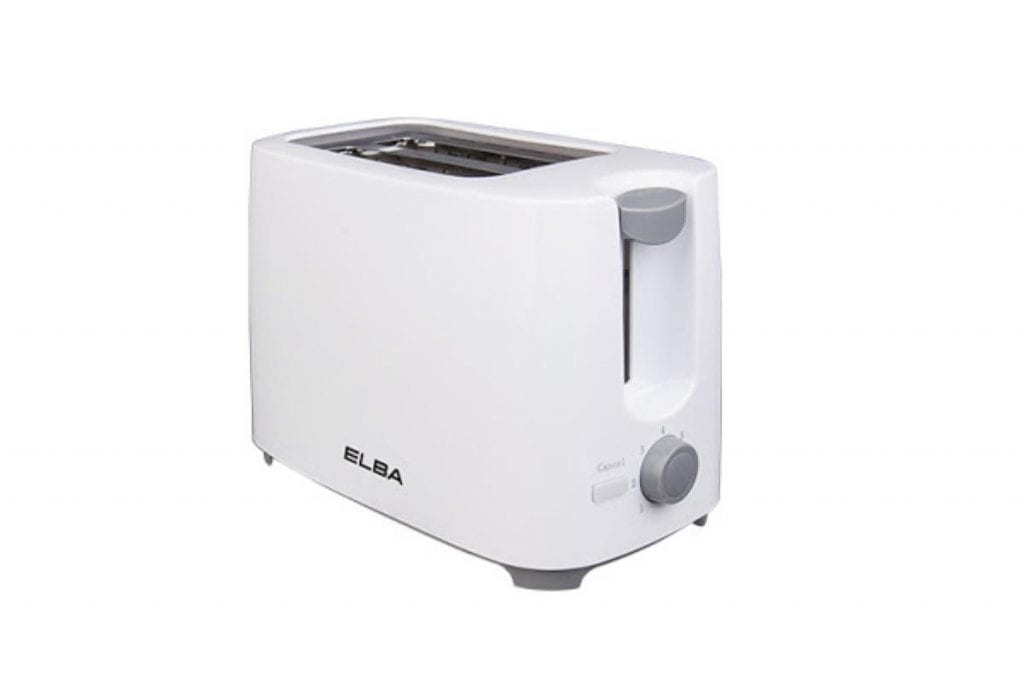 Top 10 Best Bread Toasters in Malaysia 2025 2 Elba ET G2770WH 2 Slice Toaster