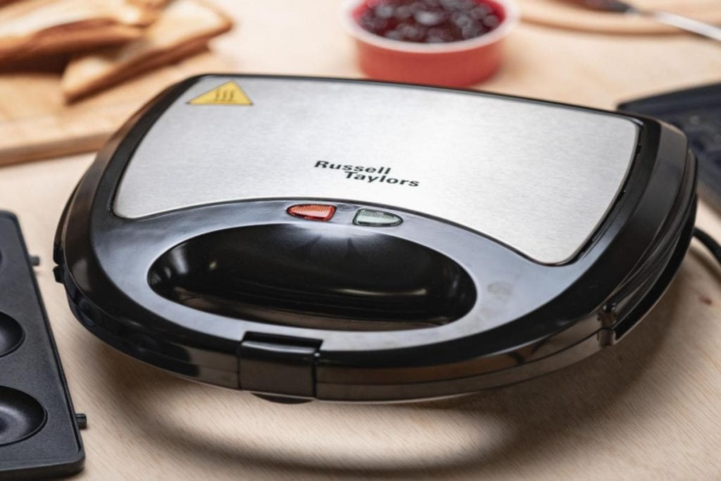 Top 10 Best Waffle Maker Malaysia 2025 3 Russell Taylors 3 in 1 Waffle Sandwich Donut Maker CM 84