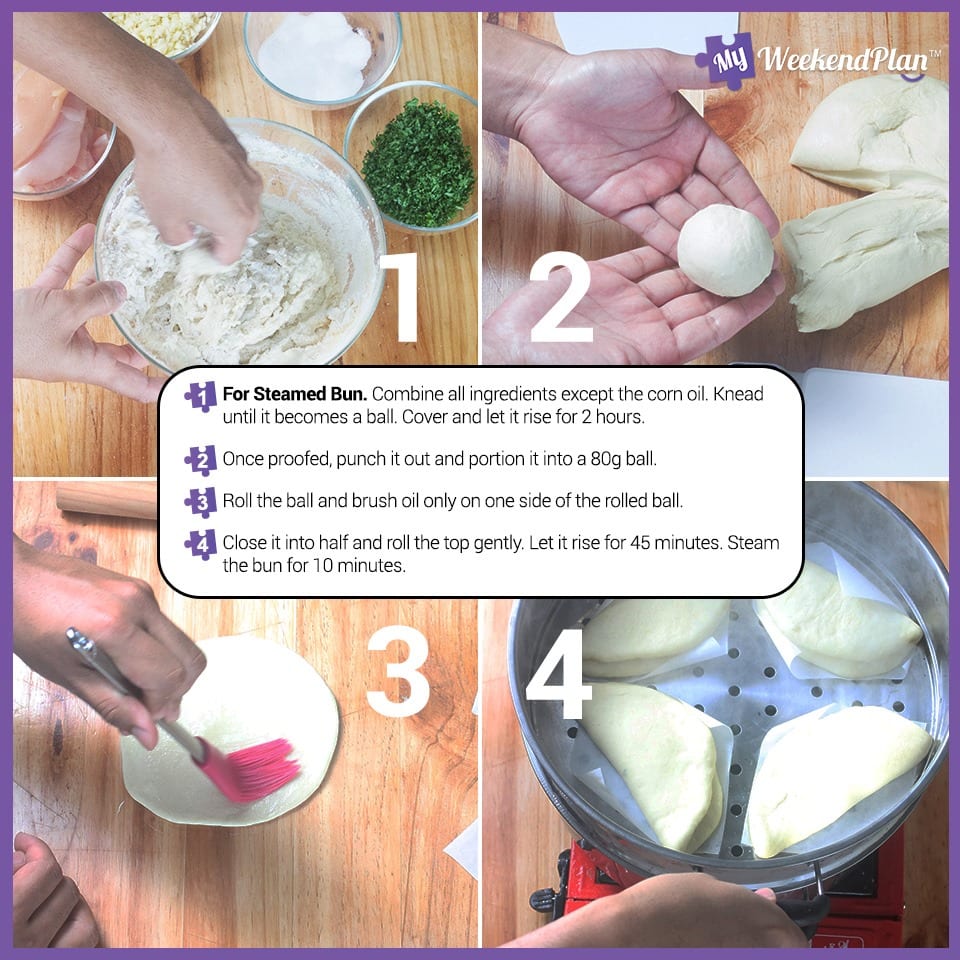 Honey Steamed Bao 1 4