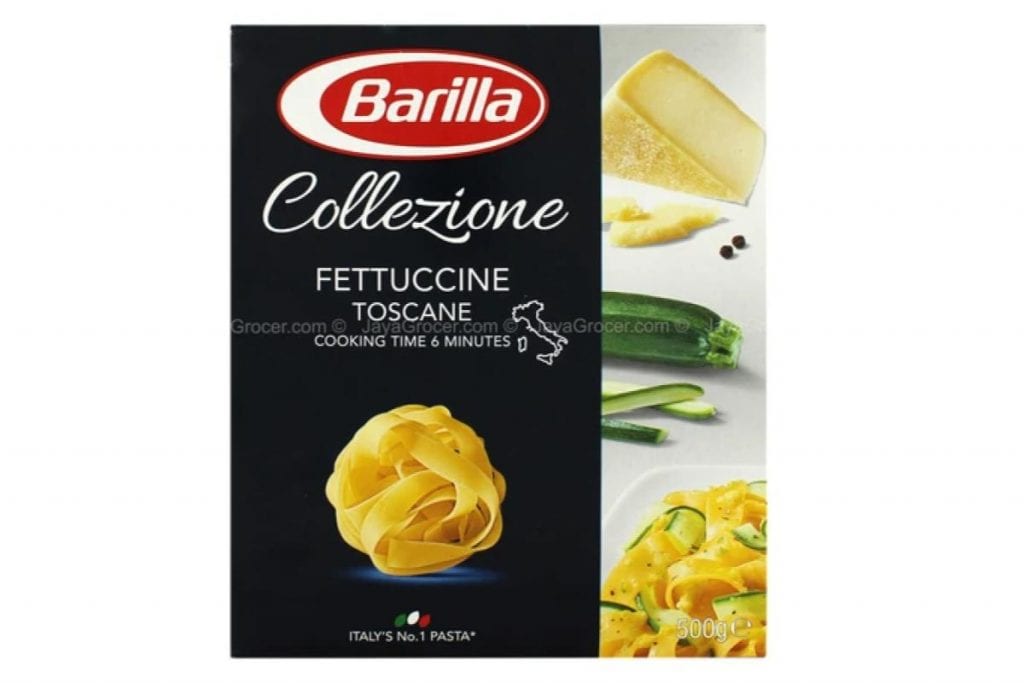 Top 10 Best Pasta Brands in Malaysia 2025 2 Barilla Collezione Fettuccine Toscane Pasta