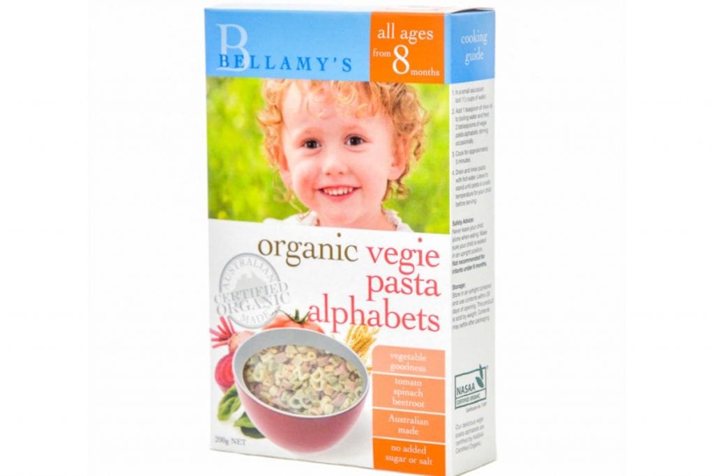 Top 10 Best Pasta Brands in Malaysia 2025 8 Bellamys Organic Vegie Pasta Alphabets