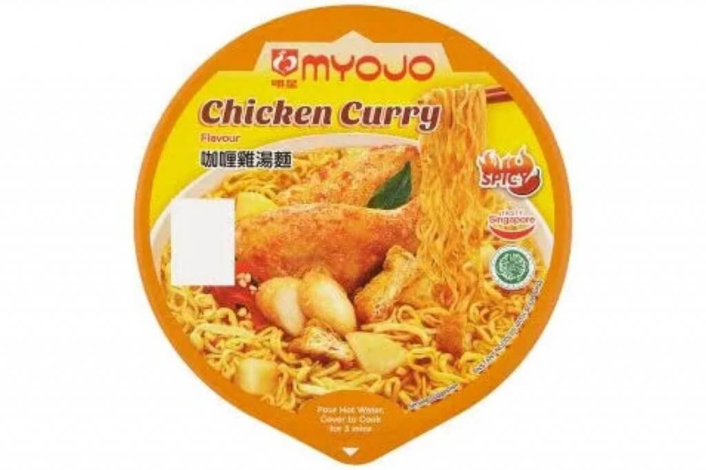 8 Mi Cup Yang Anda Boleh beli di Malaysia 2025 5 Myojo Chicken Curry Flavour Instant Noodles with Soup