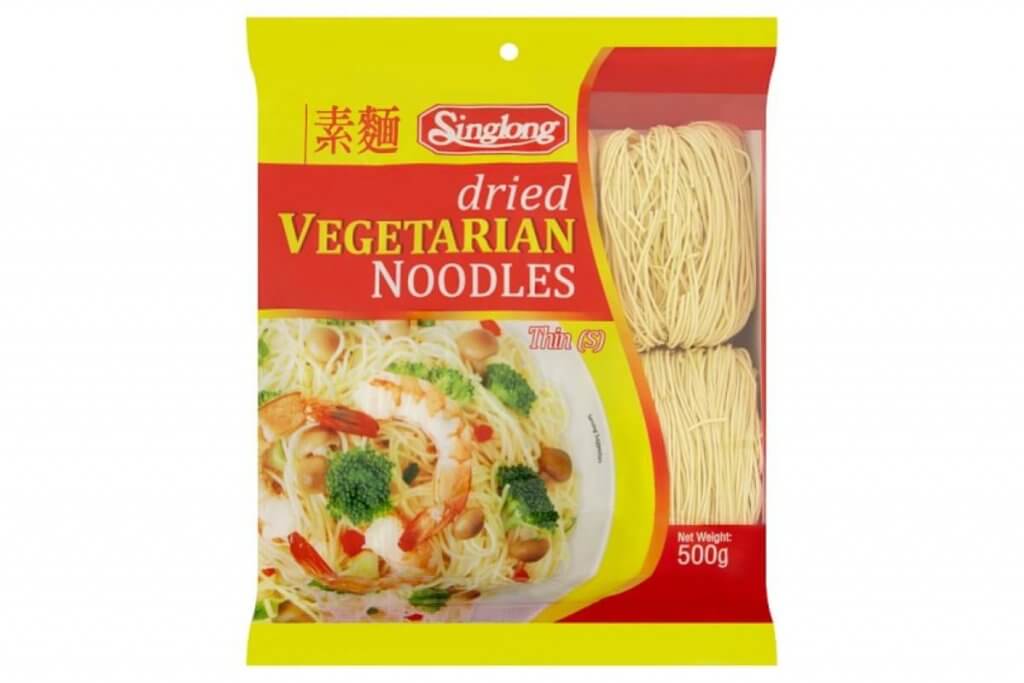 Top 8 Dry Noodles You Can Buy In Malaysia 2025 3 Singlong Dried Vegetarian Noodles Thin