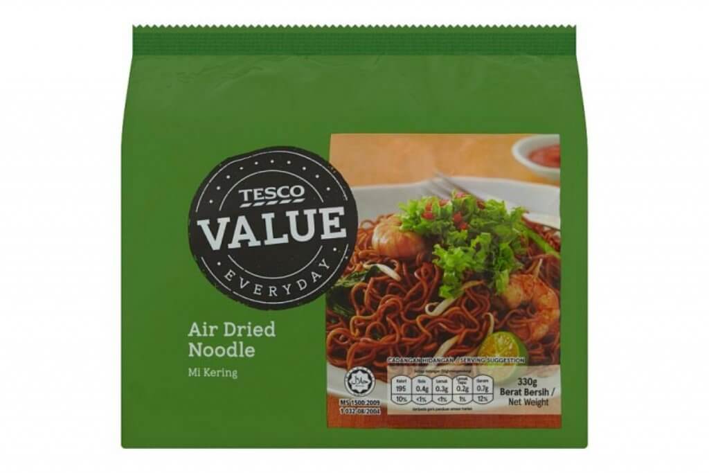 Top 8 Dry Noodles You Can Buy In Malaysia 2025 4 Tesco Everyday Value Air Dried Noodle