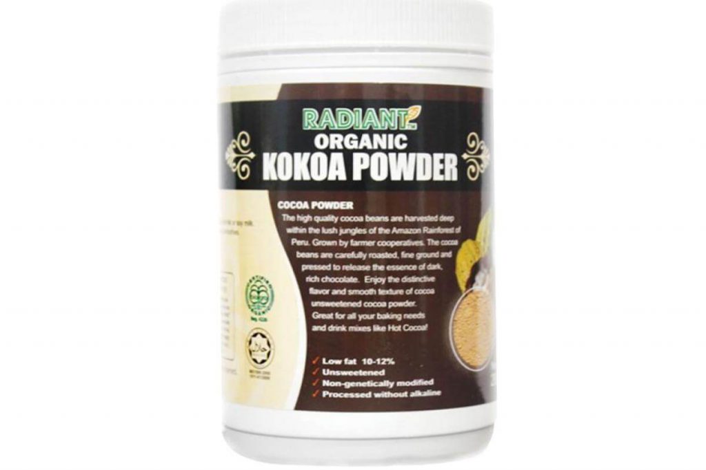 10 Serbuk Koko Terbaik (Baking) di Malaysia 2025 3 Radiant Organic Kokoa Powder 1