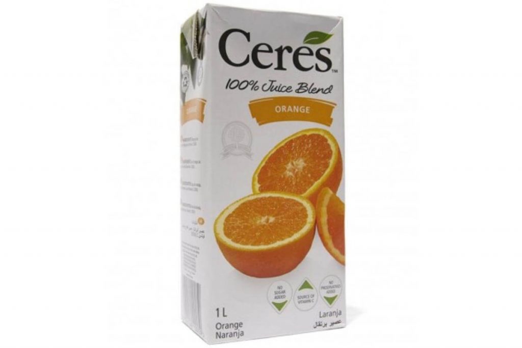 Top 10 Best Orange Juice In Malaysia 2025 8 CERES ORANGE JUICE