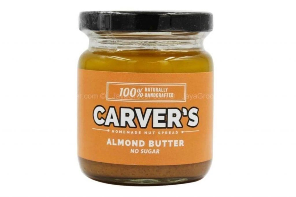 Top 10 Almond Butter in Malaysia 2025 2 Carvers No Sugar Almond Butter Spread