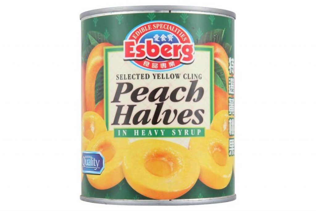 10 Buah Pic Dalam Tin di Malaysia 2025 7 Esberg Yellow Cling Peach Halves