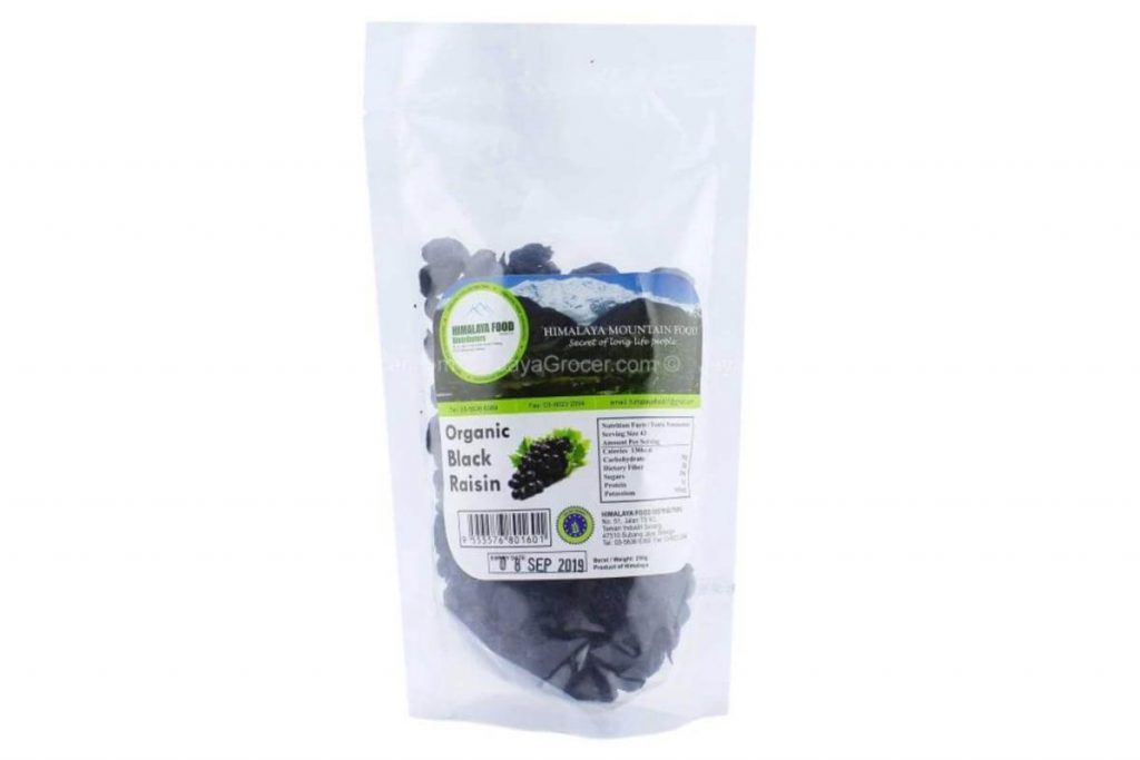 10 Kismis Terbaik di Malaysia 2025 9 Himalaya Food Organic Black Raisins