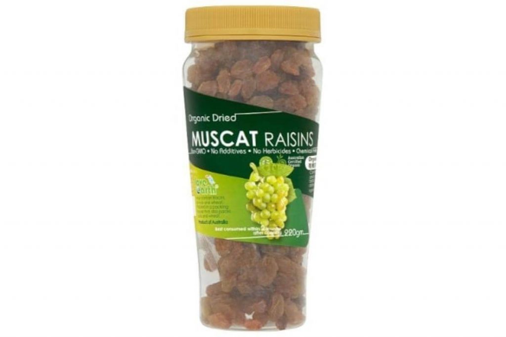 10 Kismis Terbaik di Malaysia 2025 7 Love Earth Organic Dried Muscat Raisin