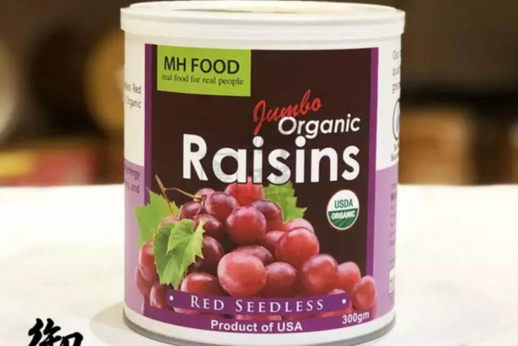 10 Kismis Terbaik di Malaysia 2025 8 MH Foods Organic Jumbo Raisins