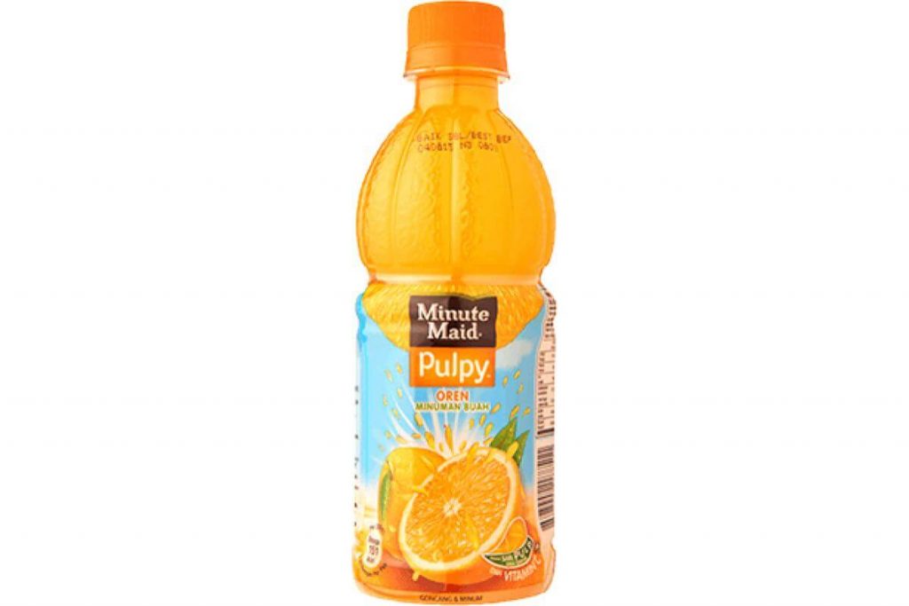 Top 10 Best Orange Juice In Malaysia 2025 9 MINUTE MAID PULPY ORANGE FRUIT DRINK