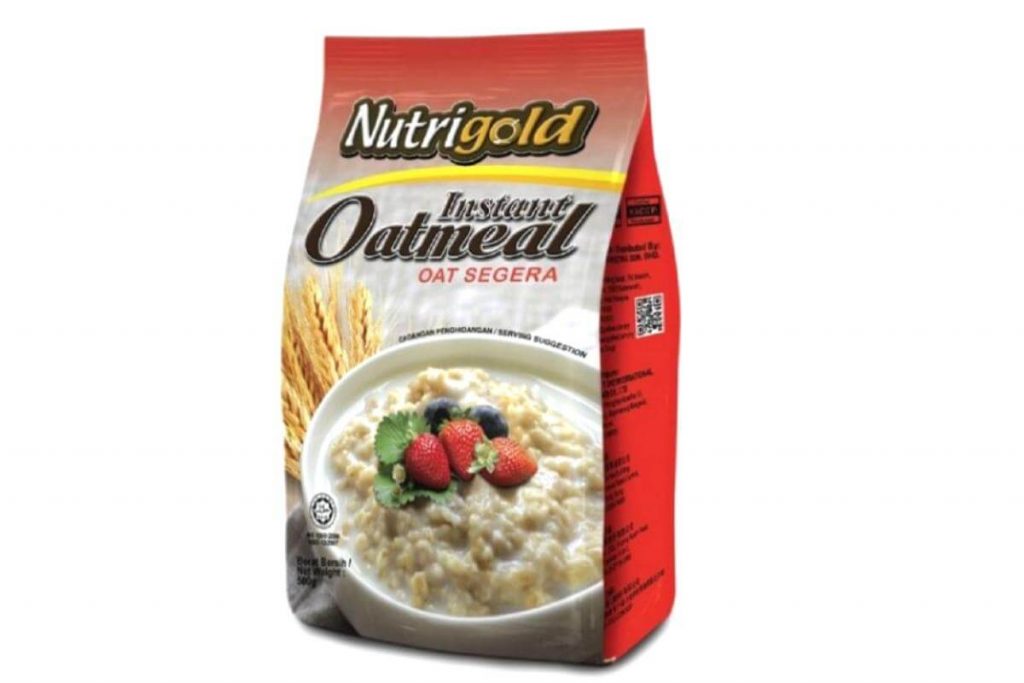 Top 10 Best Instant Oatmeal in Malaysia 2025 6 Nutrigold Instant Oatmeal