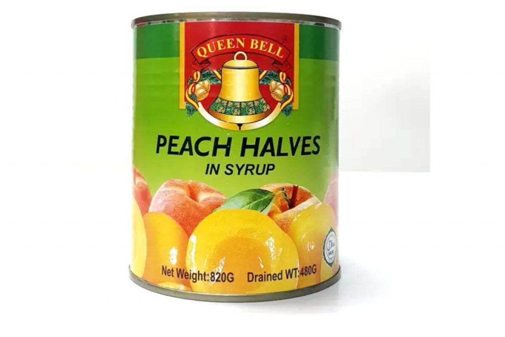 10 Buah Pic Dalam Tin di Malaysia 2025 2 Queen Bell Canned Peaches