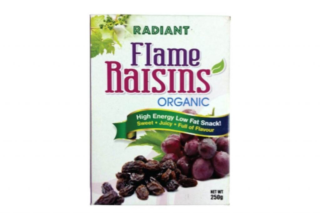 10 Kismis Terbaik di Malaysia 2025 6 Radiant Organic Flame Raisins