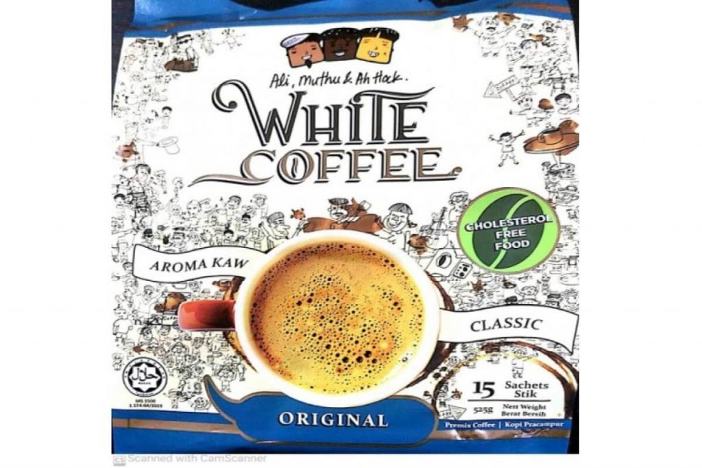 10 Kopi Putih Terbaik di Malaysia 2025 5 Ali Muthu Ah Hock in White Coffee