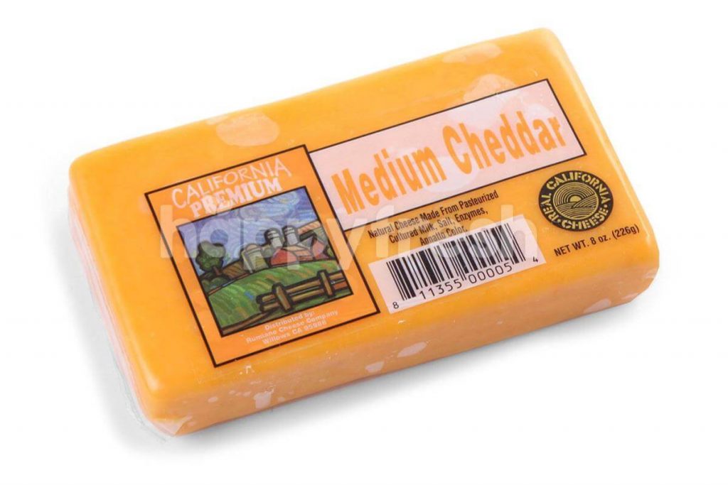 Top 10 Best Cheddar Cheese in Malaysia 2025 10 California Premium Medium Cheddar Cheese