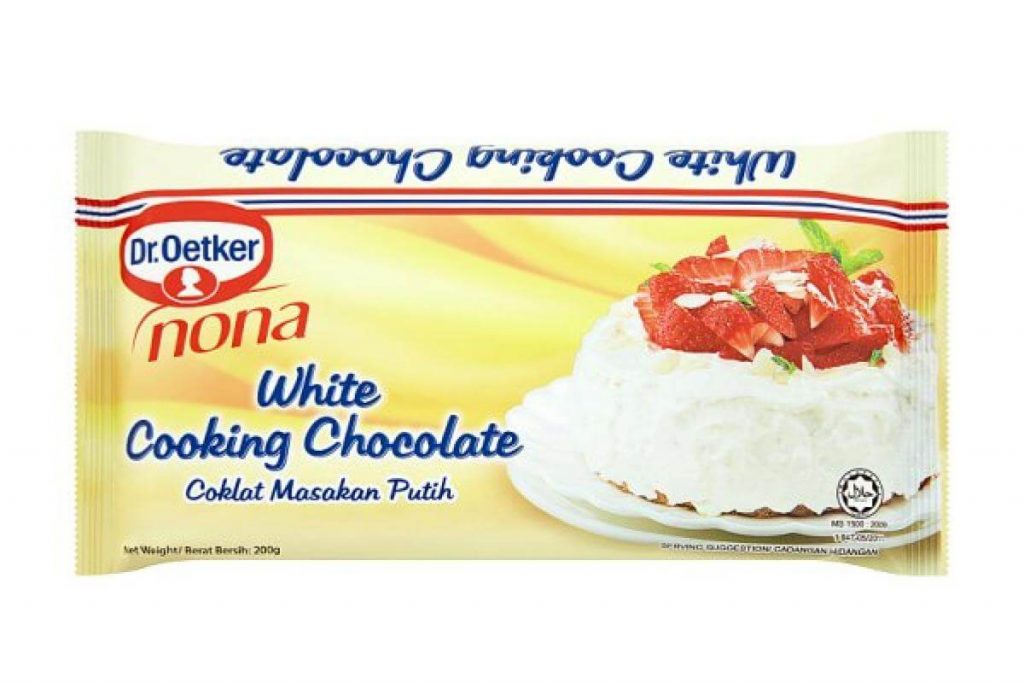 10 Coklat Putih Terbaik di Malaysia 2025 9 Dr Oetker Nona White Cooking Chocolate