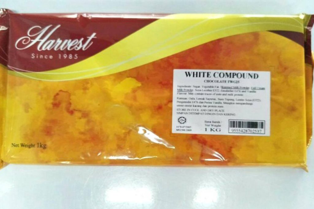 10 Coklat Putih Terbaik di Malaysia 2025 7 Harvest White Chocolate Compound