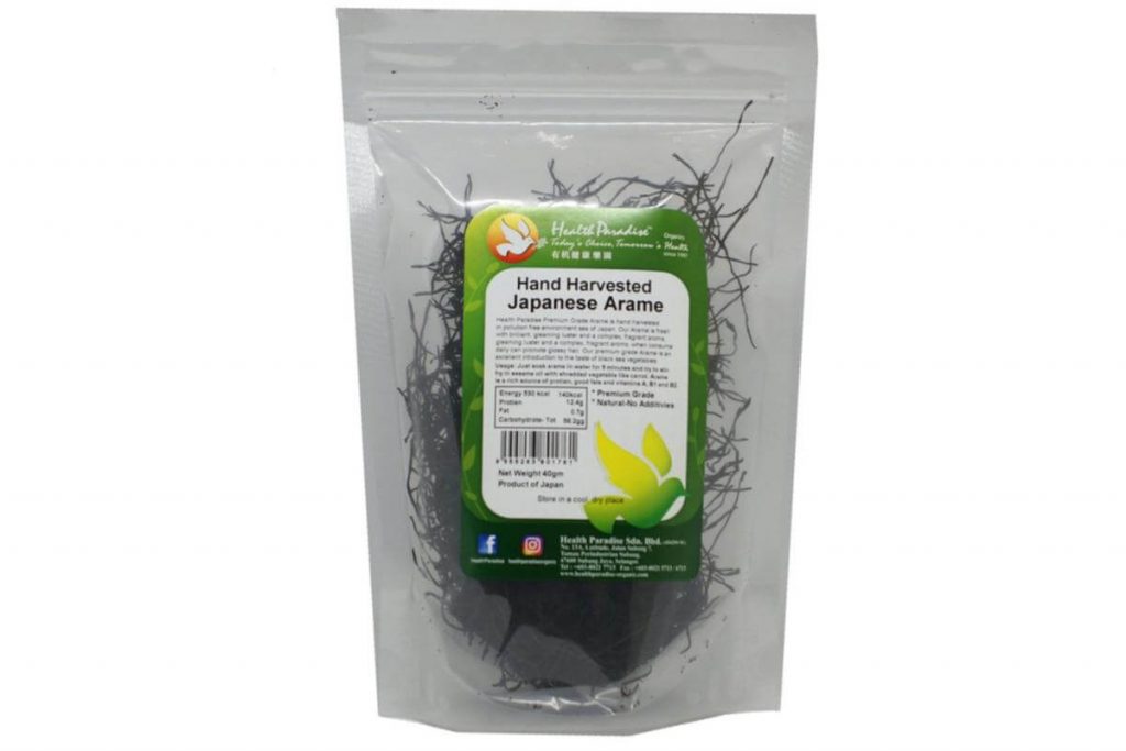 10 Rumpai Laut Kering Terbaik di Malaysia 2025 8 Health Paradise Hand Harvested Japanese Arame