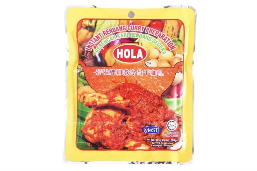 Top 10 Best Instant Rendang in Malaysia 2025 5 Hola Instant Rendang Curry Preparation
