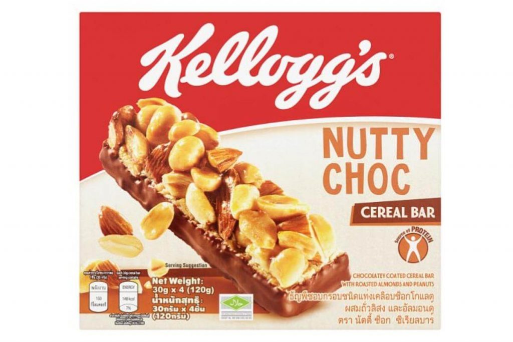 Top 10 Granola Bar In Malaysia 2025 2 Kelloggs Nutty Choc Cereal Bar