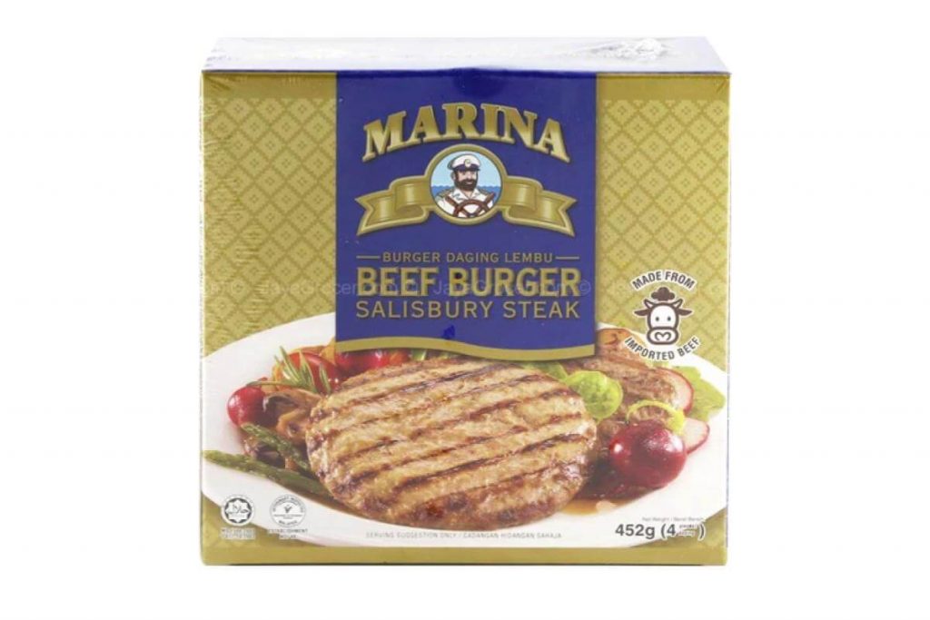 Top 10 Beef Patty Available In Malaysia 2025 7 Marina Salisbury Steak Beef Burger