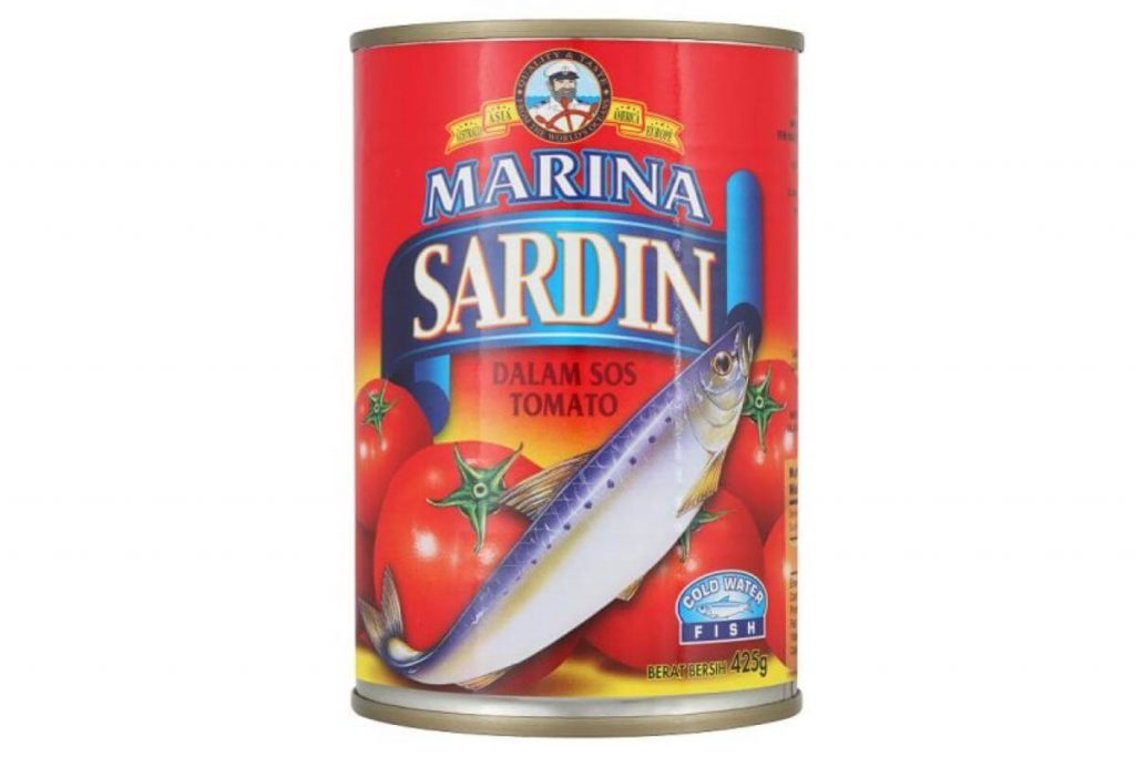 10 Sardin Dalam Tin Terbaik di Malaysia 2025 9 Marina Sardine in Tomato Sauce