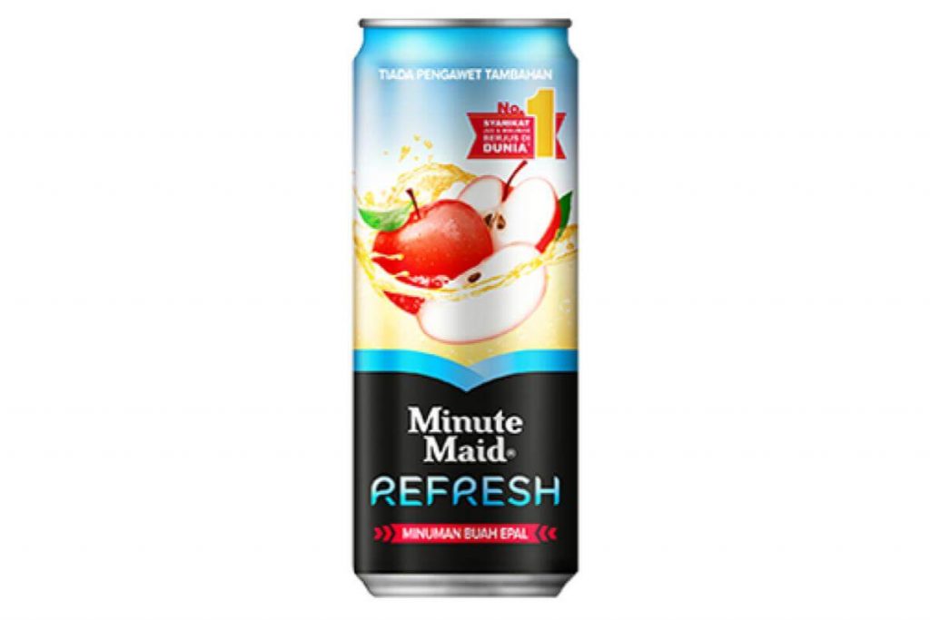 Top 10 Apple Juice Available In Malaysia 2025 9 Minute Maid Refresh Can apple