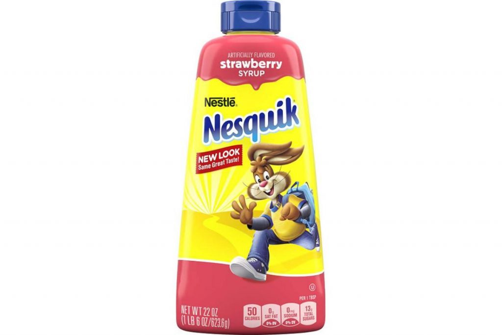 10 Sirap Strawberi Terbaik di Malaysia 2025 5 Nestle Nesquik Strawberry Syrup