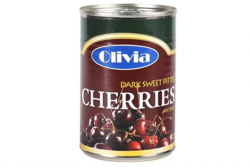 Top 10 Cherries in Malaysia 2025 4 Olivia Dark Sweet Pitted Cherries In Syrup