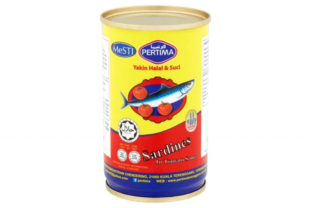 10 Sardin Dalam Tin Terbaik di Malaysia 2025 11 Pertima Sardine in Tomato Sauce