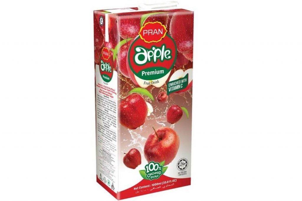 Top 10 Apple Juice Available In Malaysia 2025 11 Pran Apple Fruit Drink