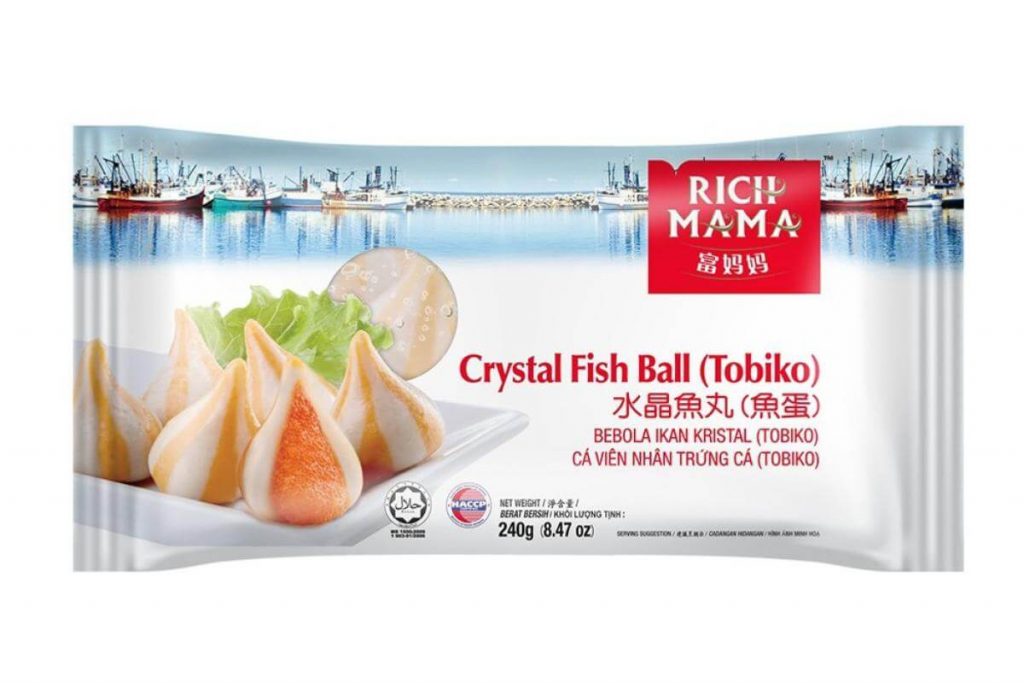 Top 8 Fish Ball in Malaysia 2026 4 Richmama Crystal Fish Ball Tobiko
