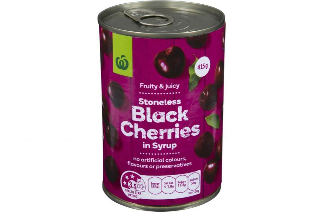Top 10 Cherries in Malaysia 2025 5 Woolworths Black Cherries Stoneless In Syrup