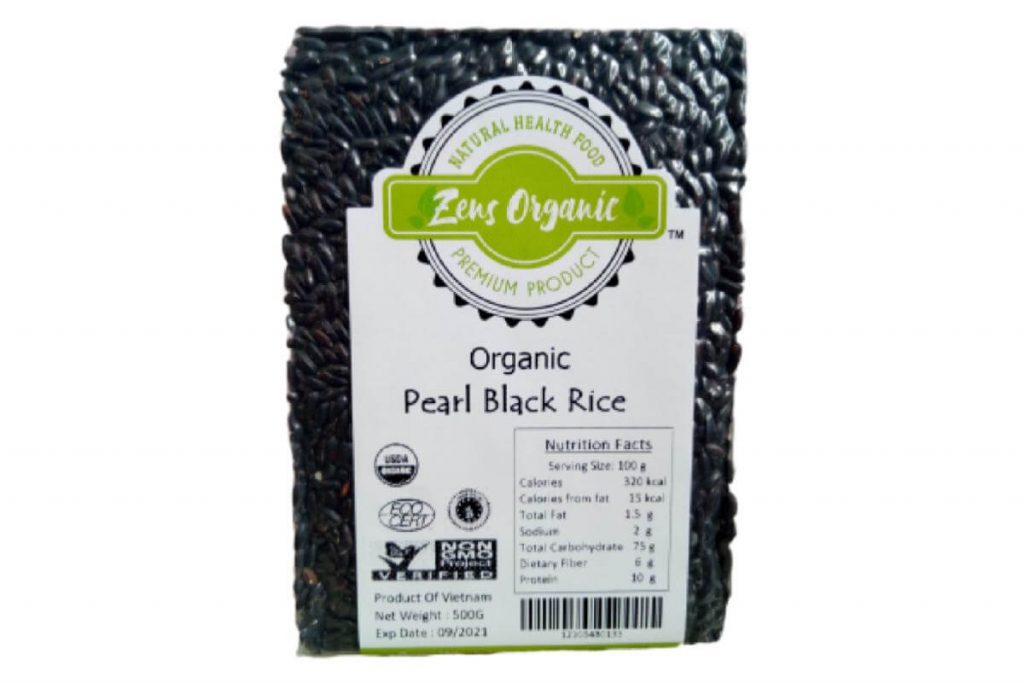 10 Beras Hitam Terbaik di Malaysia 2025 8 Zens Organic Pearl Black Rice