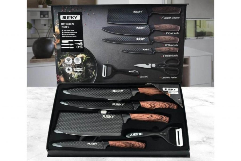 Top 10 Kitchen Knife Set In Malaysia 2025 7 In Lucky Knife Set