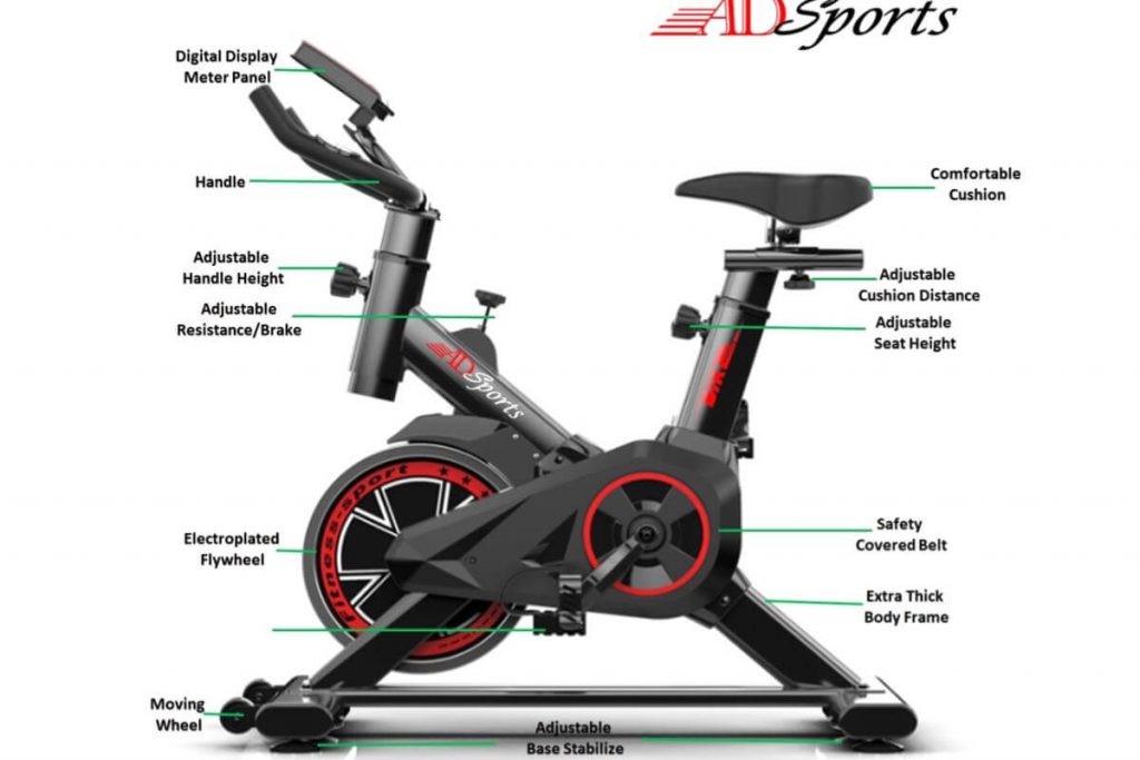 Top 10 Best Exercise Bike in Malaysia 2025 5 Ad Sports Ad Professional Fitness Exercise Bike