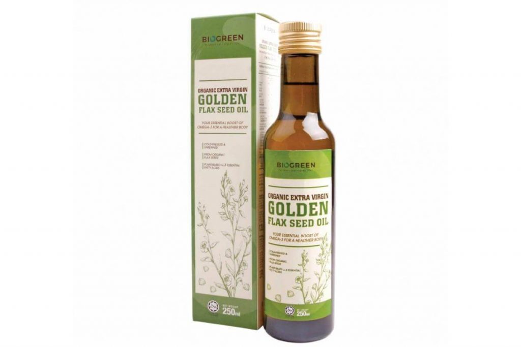 10 Minyak Biji Rami Terbaik di Malaysia 2025 3 Biogreen Flaxseed Oil