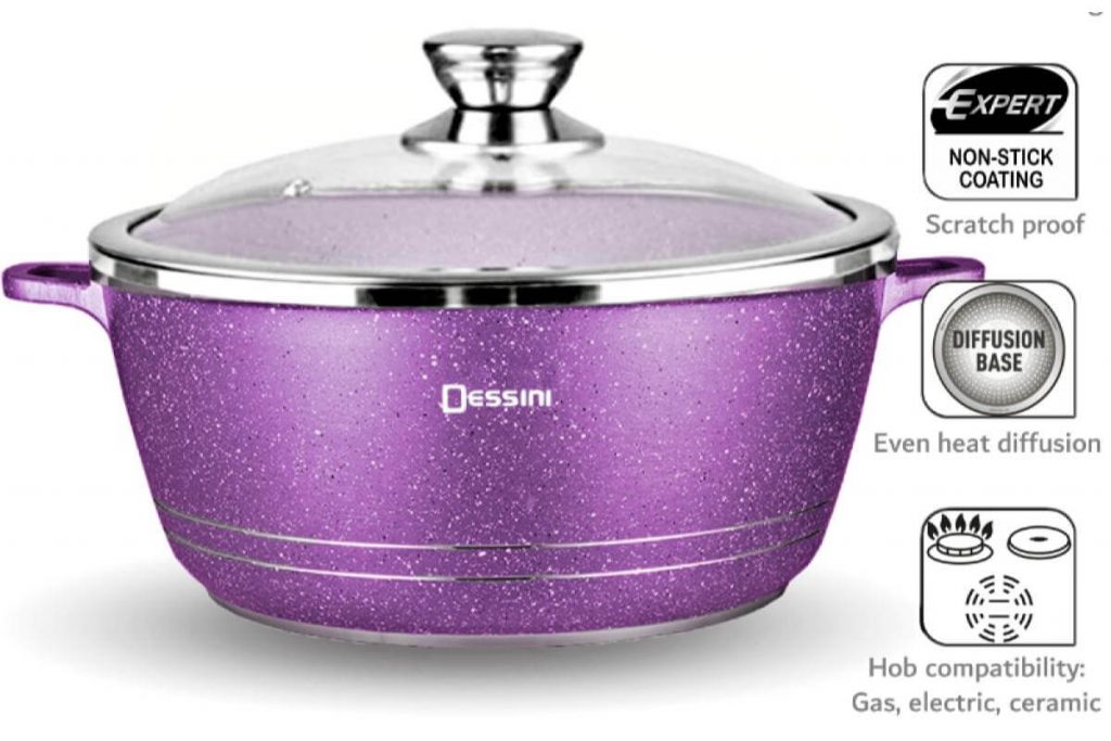 Top 10 Stew Pots In Malaysia 2025 2 Dessini Non Stick Casserole Pot Bowl