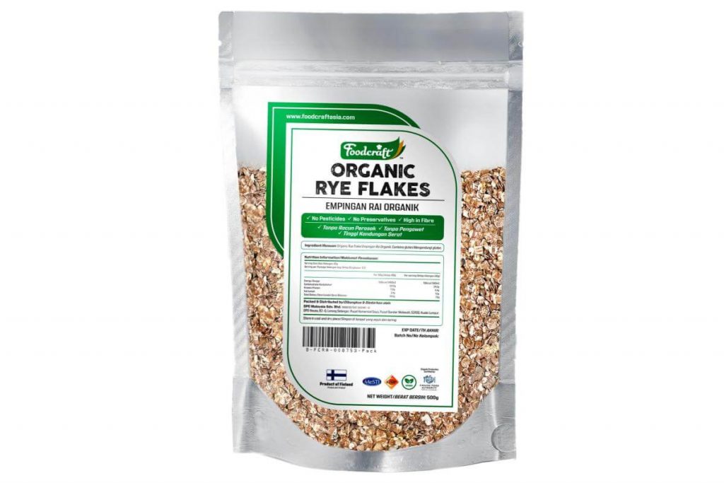 10 Serpihan Rai Terbaik Di Malaysia 2025 6 Foodcraft Organic Rye Flake