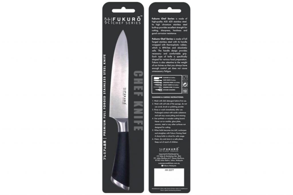 Top 10 Chef’s Knife In Malaysia 2025 8 Fukuro Chefs Knife