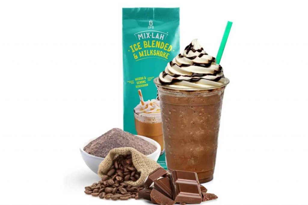 Top 10 Best Mocha Coffee In Malaysia 2025 8 GFB Mix Lah Ice Blended Mocha Coffee
