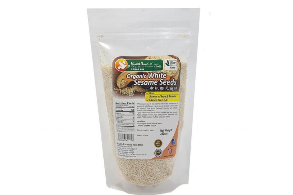 Top 10 Sesame Seeds in Malaysia 2025 3 Health Paradise Organic White Sesame Seeds