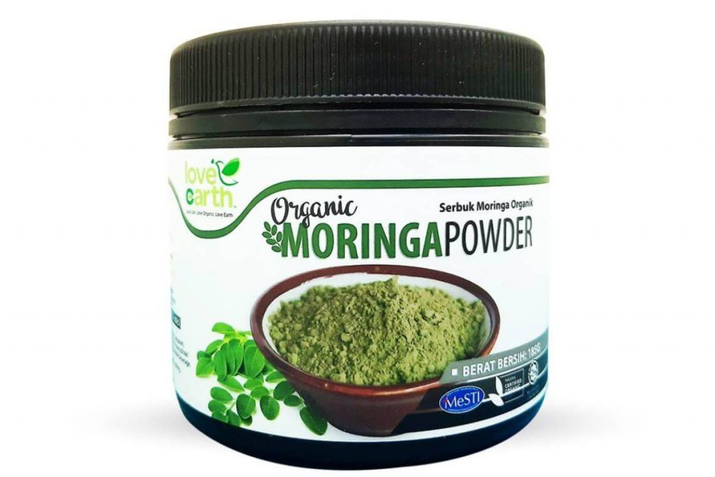 Top 10 Moringa Powder In Malaysia 2025 4 Love Earth Organic Moringa Powder