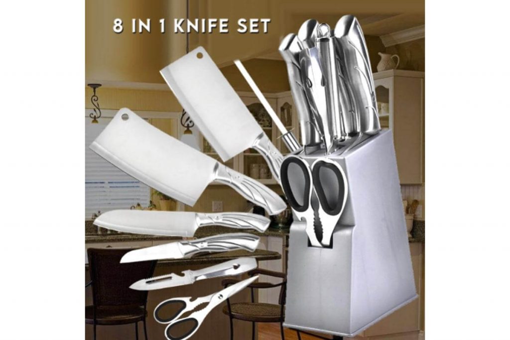 Top 10 Kitchen Knife Set In Malaysia 2025 6 Lux Concept Stainless Steel Kitchen Knife Set