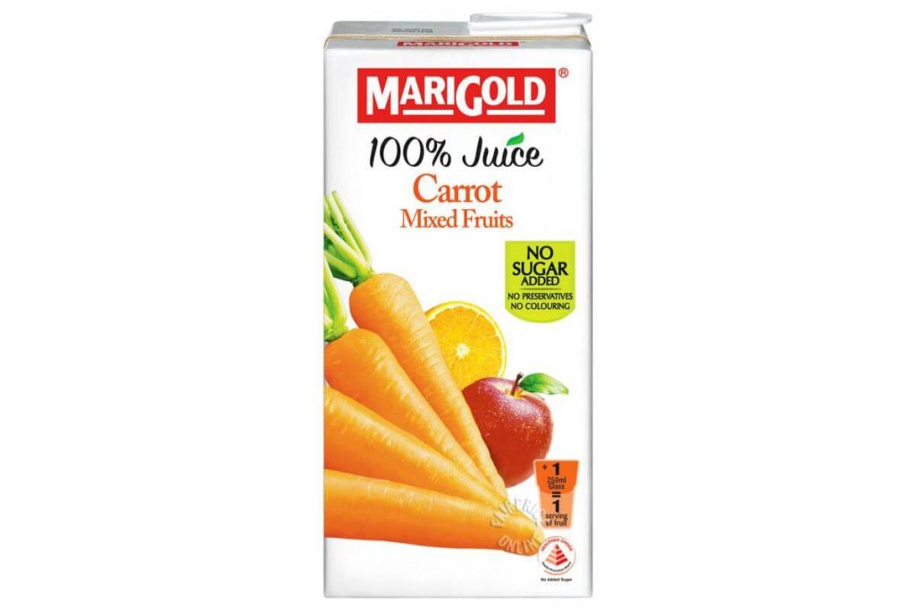 Top 10 Carrot Juice In Malaysia 2025 4 Marigold UHT Carrot Mixed Fruits Juice