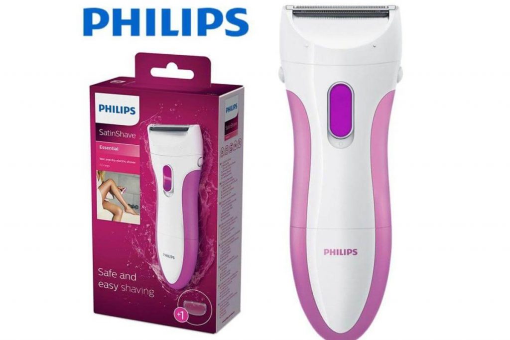 Top 10 Best Epilators in Malaysia 2025 8 Philips SatinShave Essential Wet and Dry Electric Shaver HP