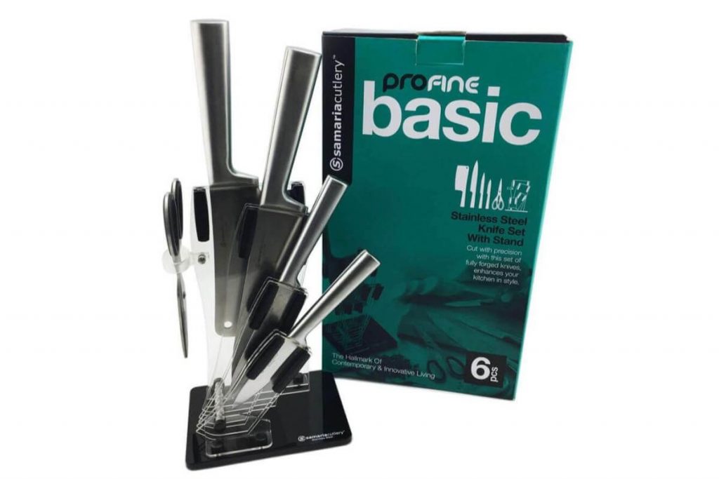 Top 10 Kitchen Knife Set In Malaysia 2025 8 Profine Stainless Steel Knife Set